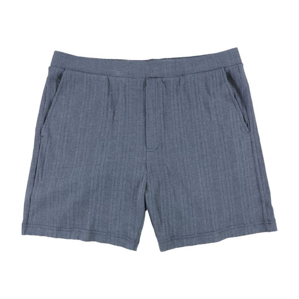Perry Ellis Mens Ribbed Striped Drawstring Athletic Sweat Shorts, NWT